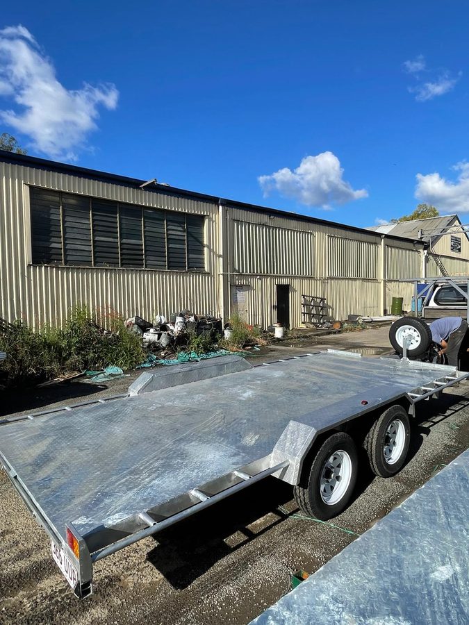 16x6.6 Galv Car Hauler - Deck & Mudguard Profile