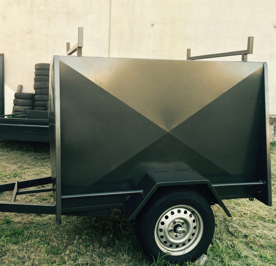 7×4 Heavy Duty Luggage & Camping Trailer with Roof Basket (1000kg ATM)
